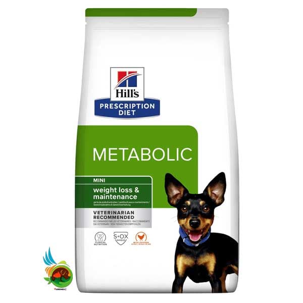 غذای خشک سگ بالغ نژاد کوچک متابولیک هیلز با طعم مرغ Hill’s metabolic with chicken وزن 3 کیلو گرم