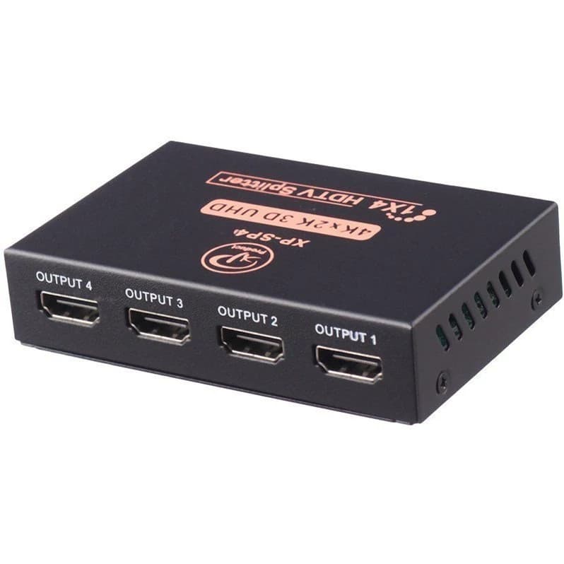 اسپلیتر 4 پورت HDMI برند XP مدل SP4N