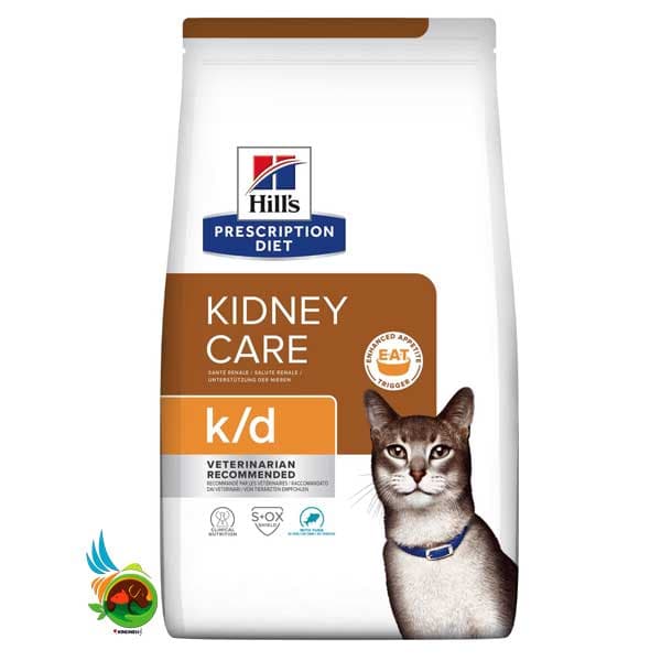 غذای خشک گربه رنال هیلز با طعم ماهی تن Hill’s prescription diet kidney care with tuna وزن ۱.۵ کیلوگرم