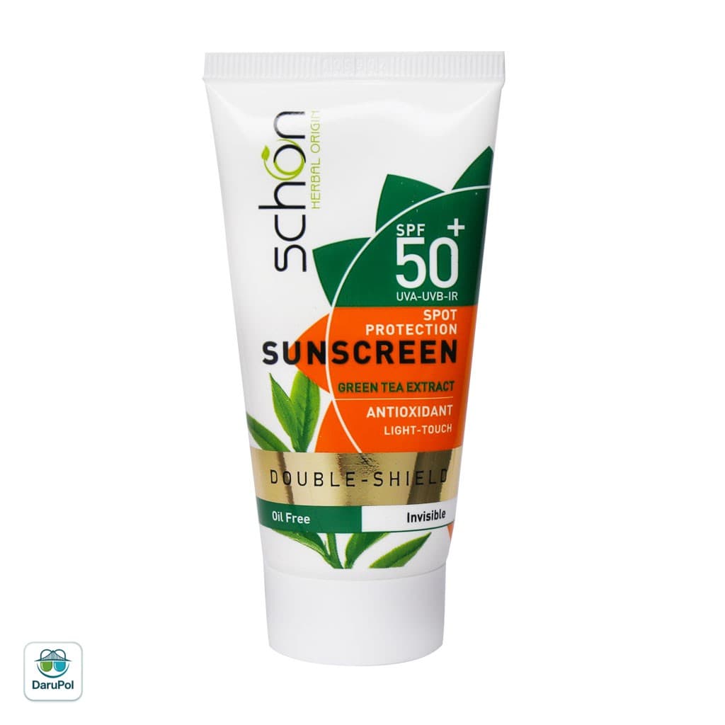 کرم ضد آفتاب دابل شیلد فاقد چربی SPF50 شون — تصویر ۳