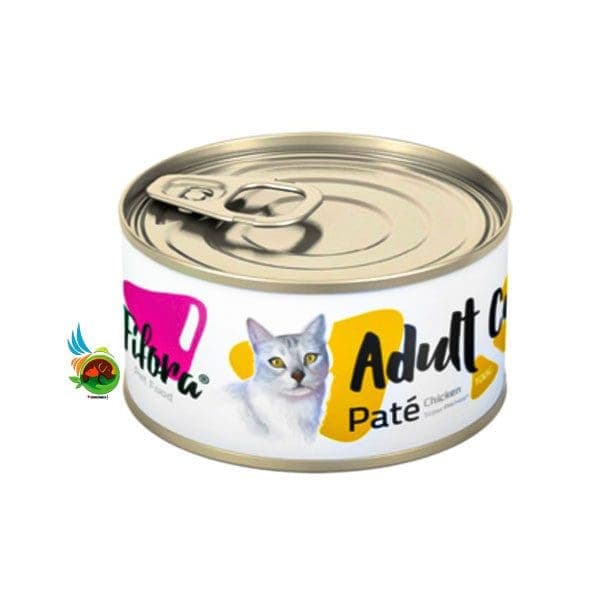 کنسرو سوپر پریمیوم گربه فیفورا مدل پته طعم مرغ Fifora adult with chicken وزن 100 گرم