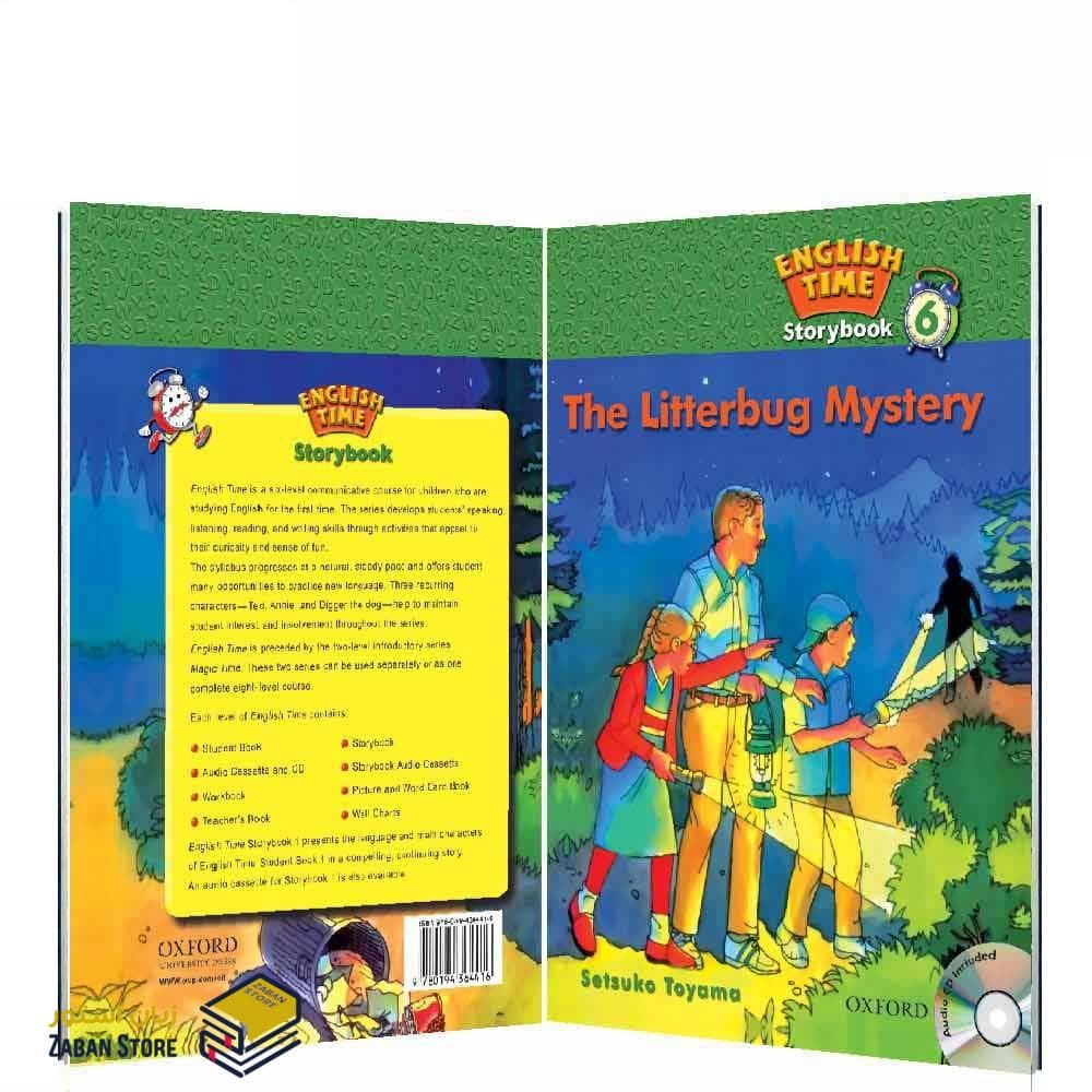 English Time 6 Story Book The litterbug Mystery داستان انگليش تايم شش معمای حشره زباله — تصویر ۷