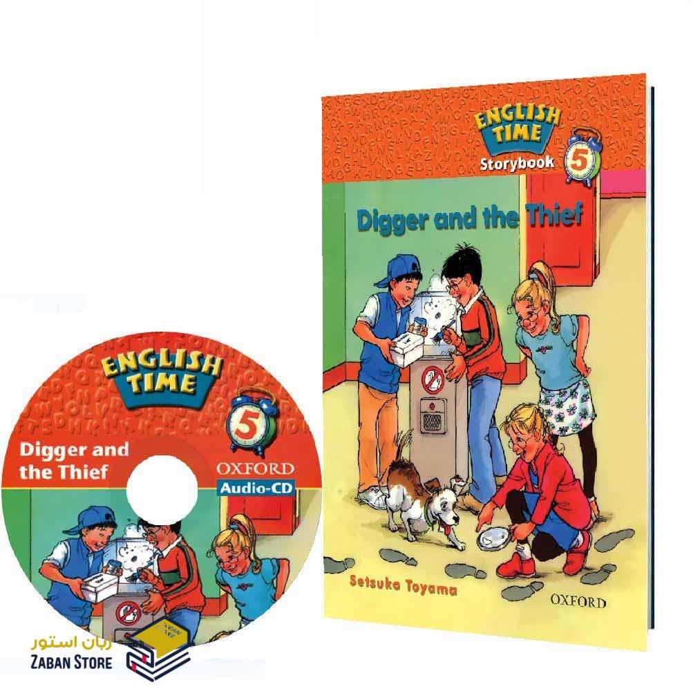 English Time 5 Story Book Digger and the Thief داستان انگليش تايم پنج حفار و دزد