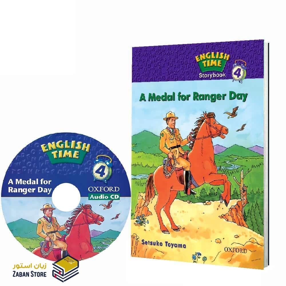 English Time 4 Story Book A Medal for Ranger Day داستان انگليش تايم چهار مدال برای روز رنجر