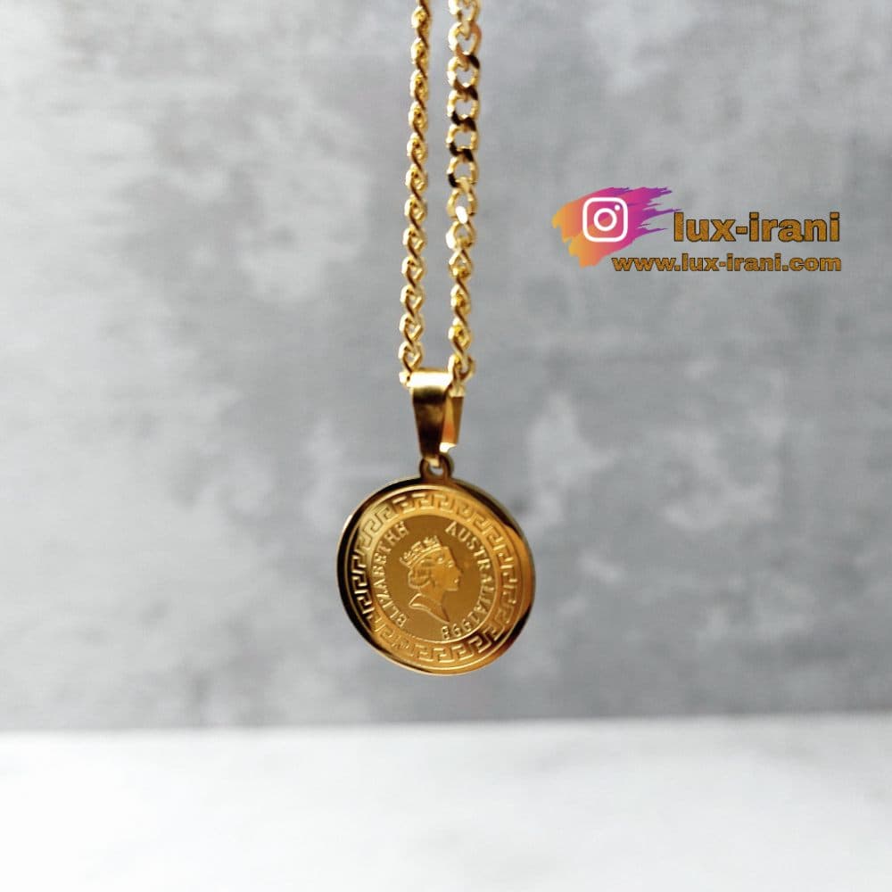 گردنبند سکه طلا الیزابت — تصویر ۵