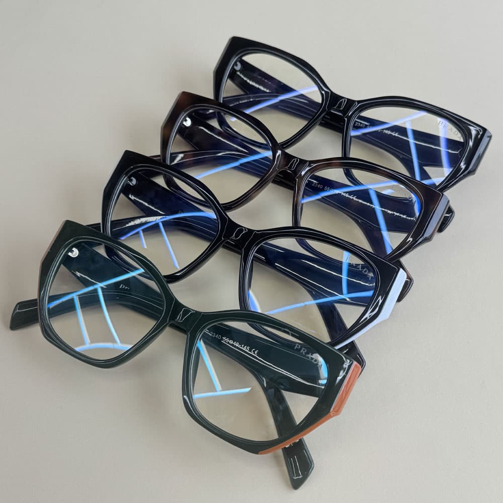 عینک آفتابی prada دو رنگ — تصویر ۹