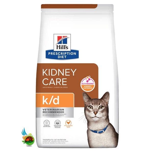 غذای خشک گربه رنال هیلز با طعم مرغ Hill’s prescription diet kidney care with chicken وزن ۱.۵ کیلوگرم