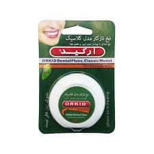 نخ دندان موم‌دار ارکید / Orchid با طعم نعناع مناسب برای پاکسازی فواصل بین دندانی و حفظ سلامت لثه طول 50 متر