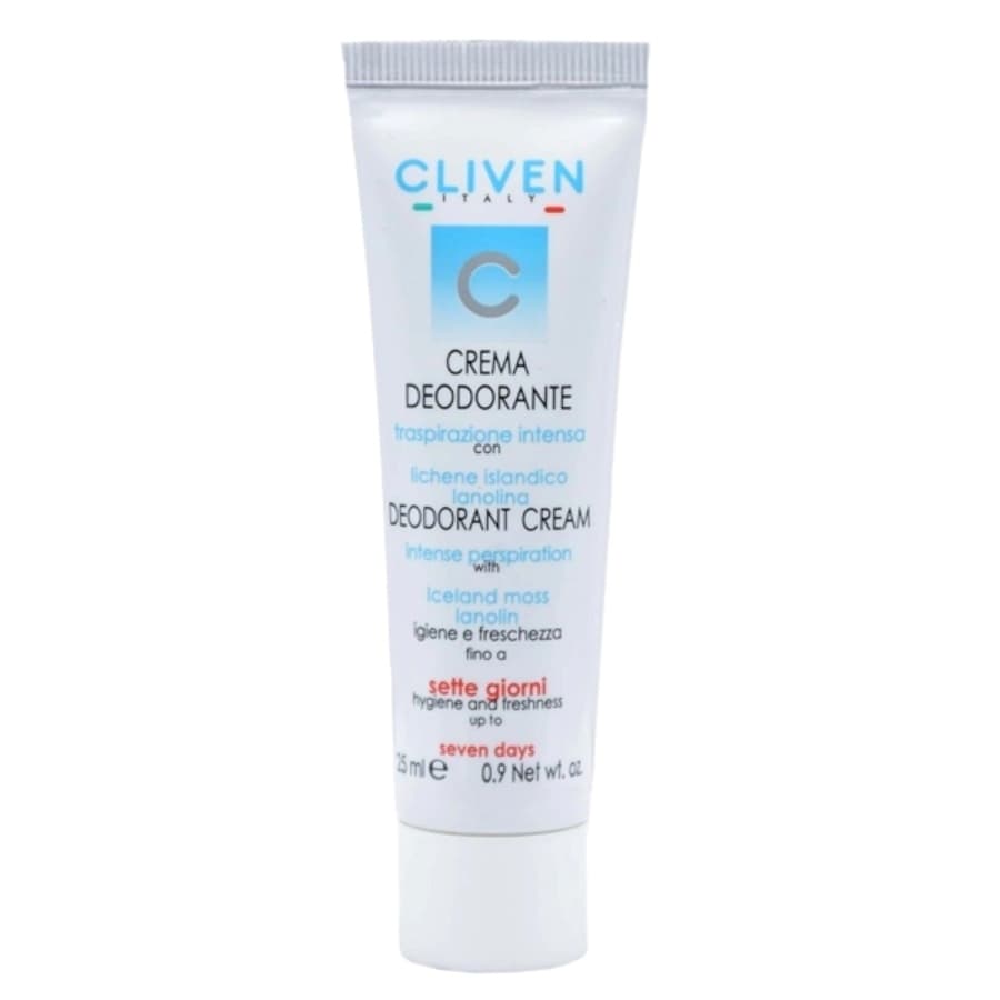 کرم دئودرانت ضد تعریق کلیون / Cliven مدل 7 Days مناسب برای انواع پوست و رفع بوی نامطبوع بدن حجم 25 میلی‌لیتر