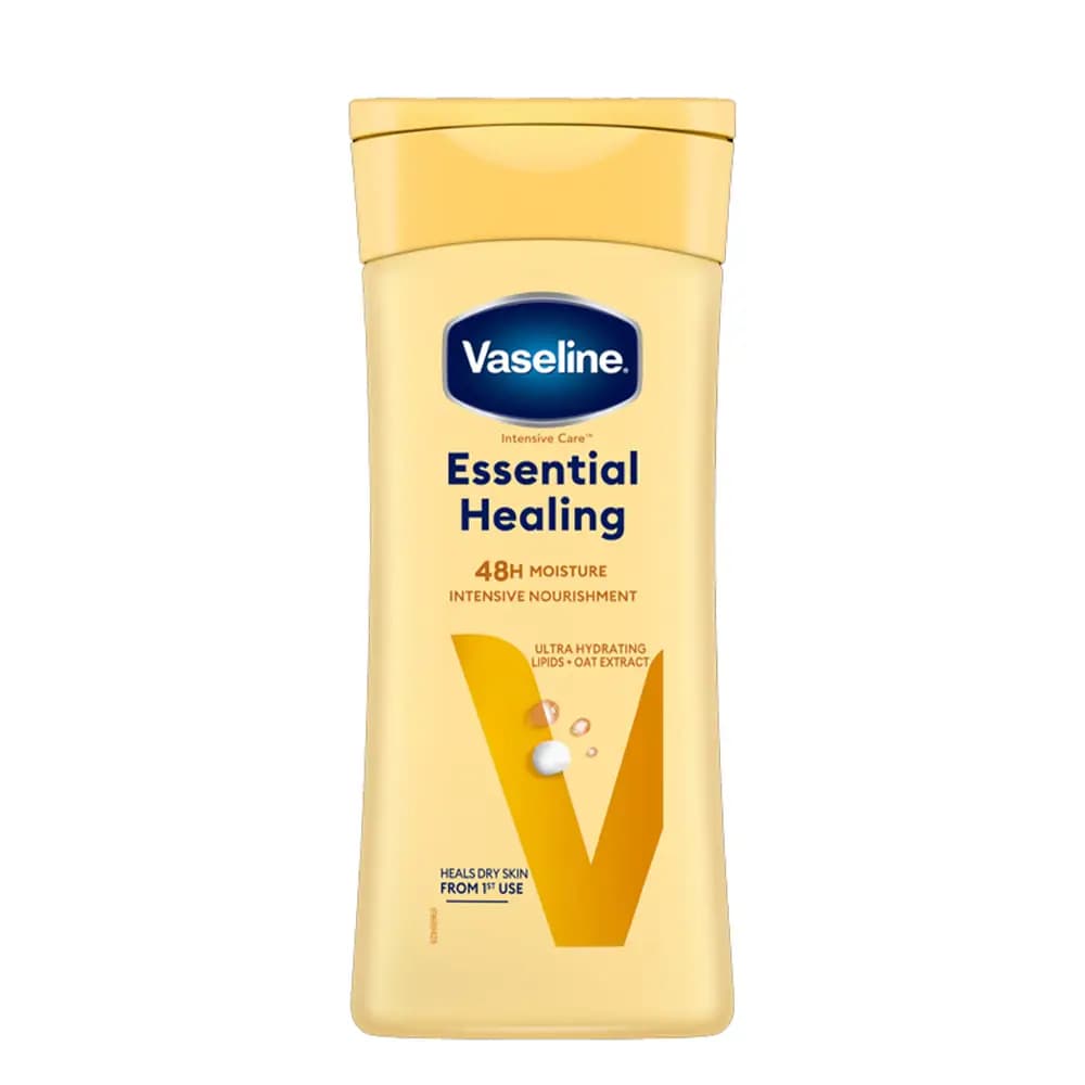 لوسیون بدن وازلین مدل Essential Healing حجم 200 میلیلیتر