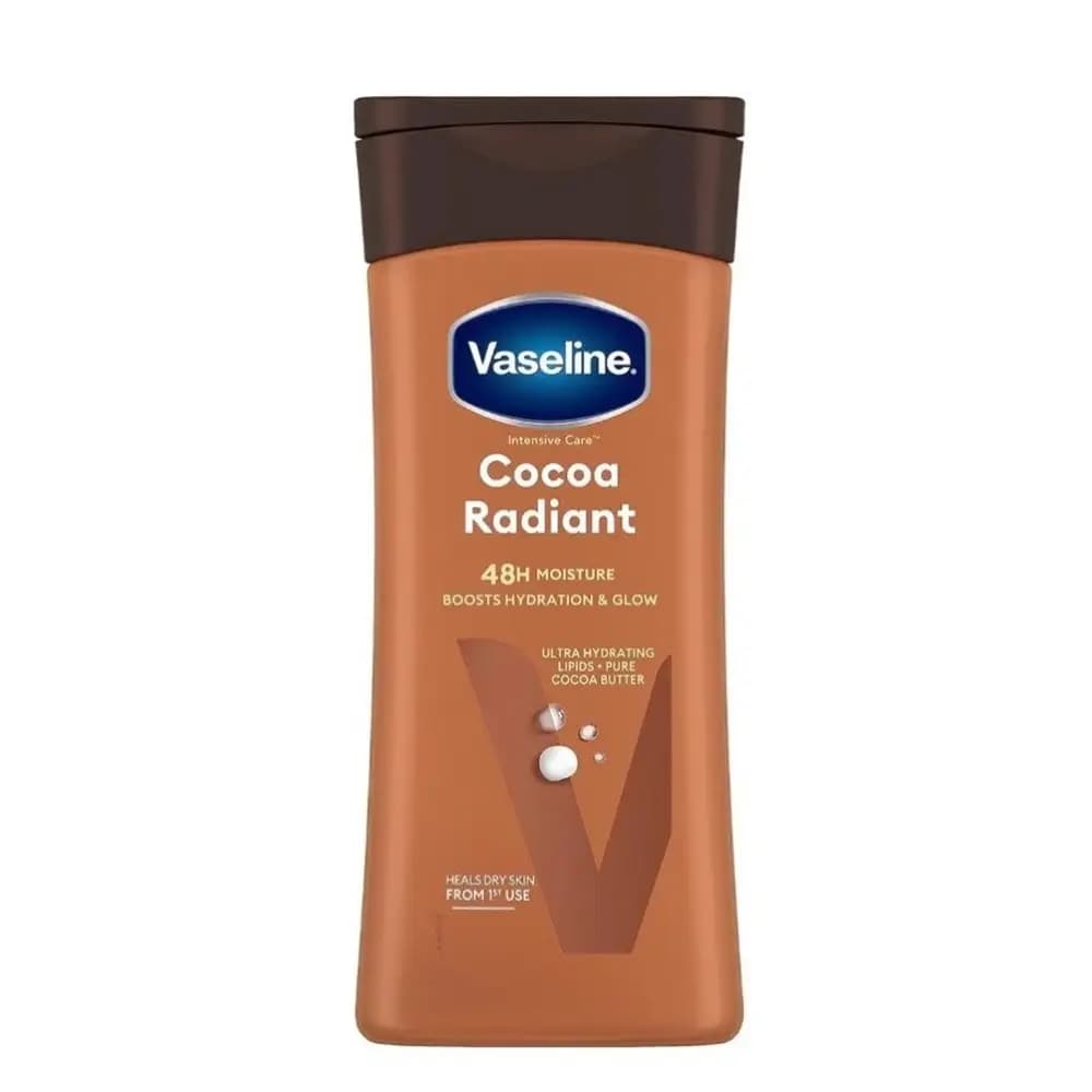 لوسیون بدن وازلین مدل Cocoa Radiant حجم 200 میلیلیتر — تصویر ۳