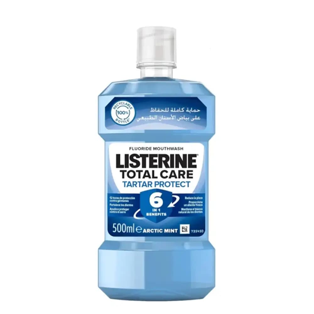 دهانشویه لیسترین سری TOTAL CARE مدل TARTAR PROTECT حجم 500 میلی‌لیتر