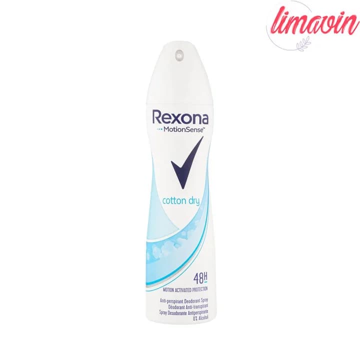 اسپری دئودورانت زنانه رکسونا مدل cotton dry حجم 200 میلی‌لیتر — تصویر ۸