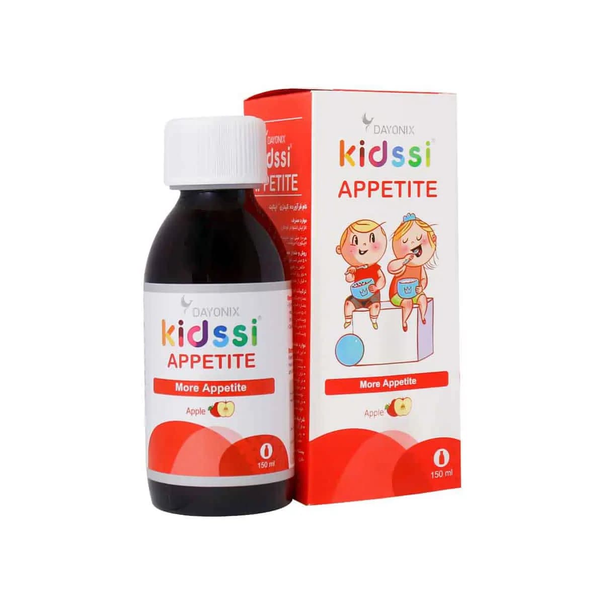 شربت کیدزی اپتایت دایونیکس فارما / Kidssi Appetite Dayonix مناسب برای افزایش اشتها و بهبود رشد کودکان حجم 150 میلی‌لیتر