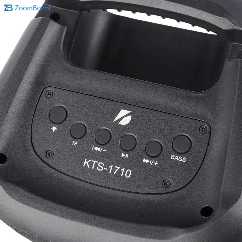 اسپیکر بلوتوثی قابل حمل ای ال دبلیو مدل KTS-1710 — تصویر ۶