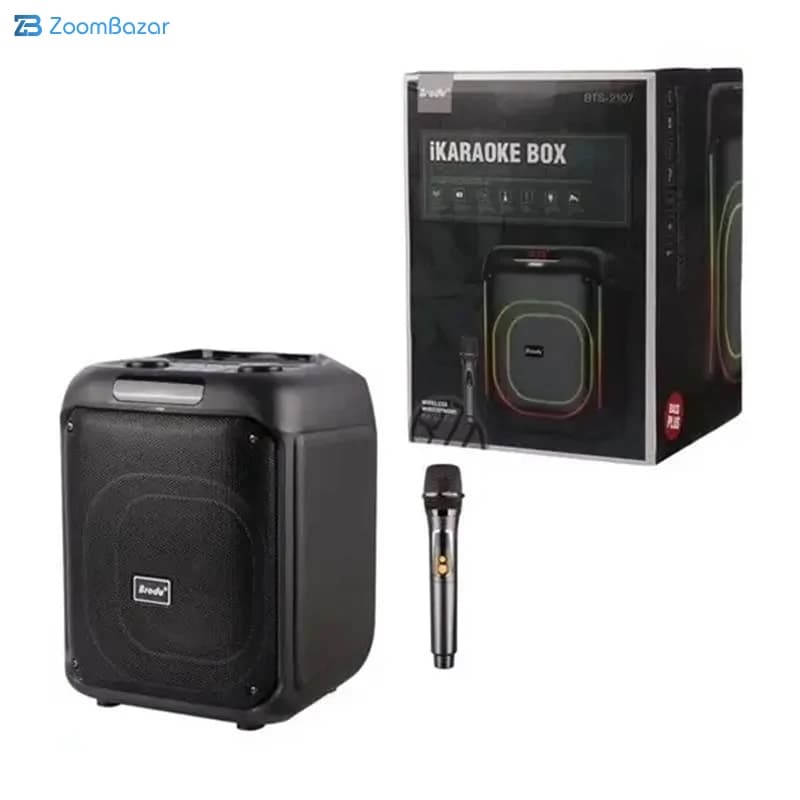 اسپیکر بلوتوثی قابل حمل برودا مدل BTS 2107 — تصویر ۹