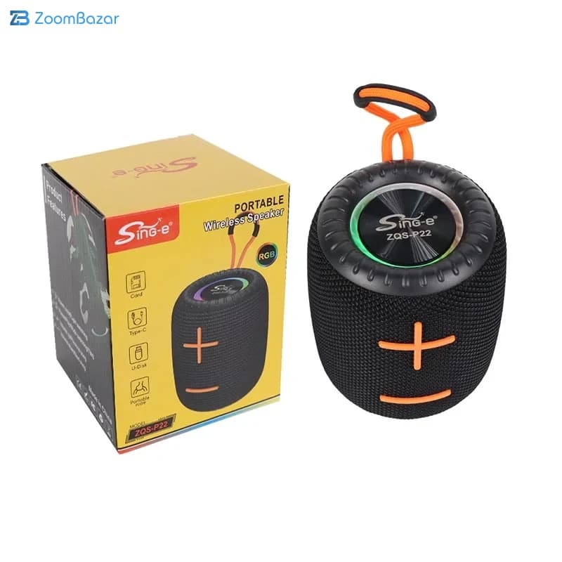 اسپیکر بلوتوثی قابل حمل مدل ZQS-P22 — تصویر ۱۲