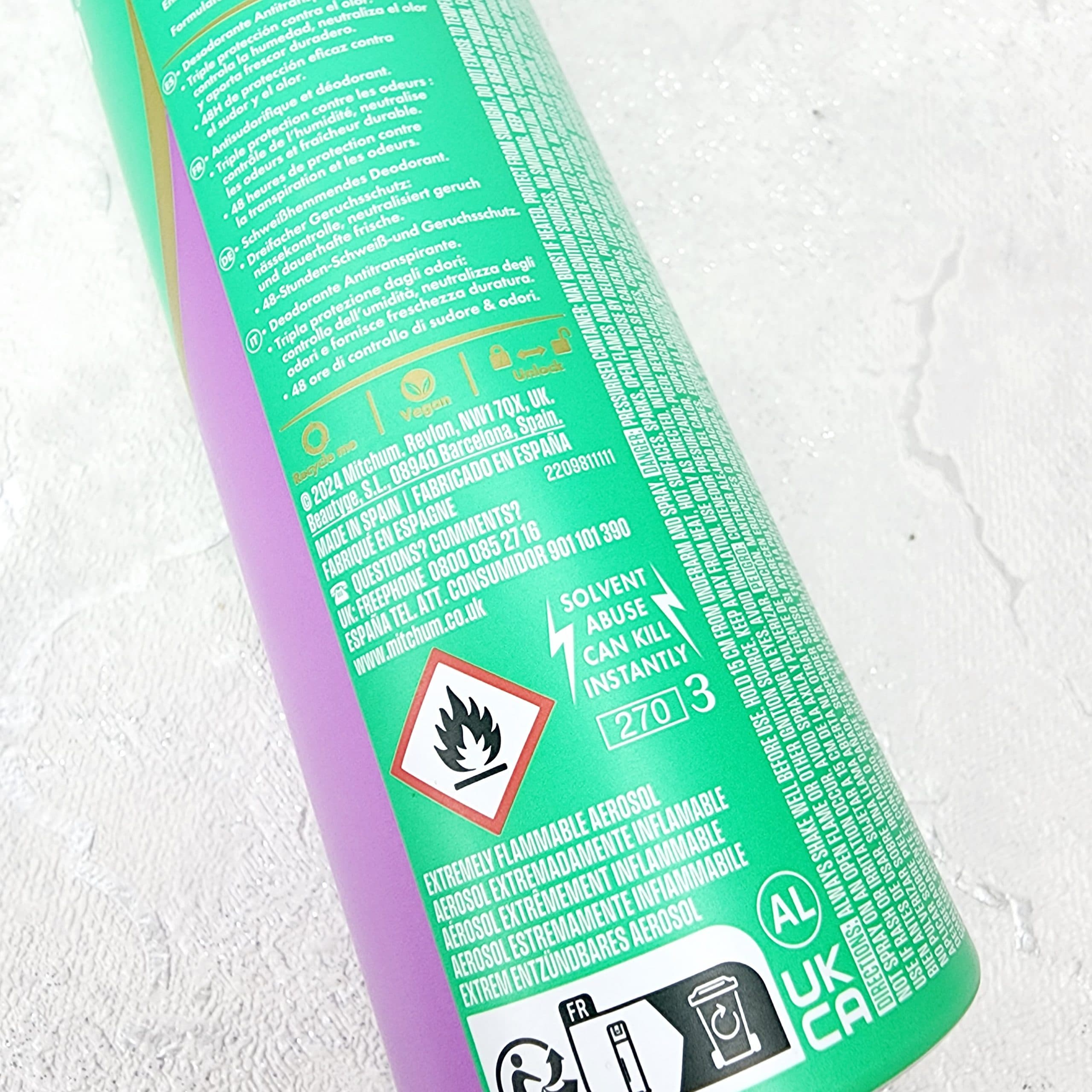 اسپری ضدتعریق 48 ساعته زنانه میچام مدلShower Fresh (رایحه تمیزی و حس تازگی) حجم 200 میل — تصویر ۶