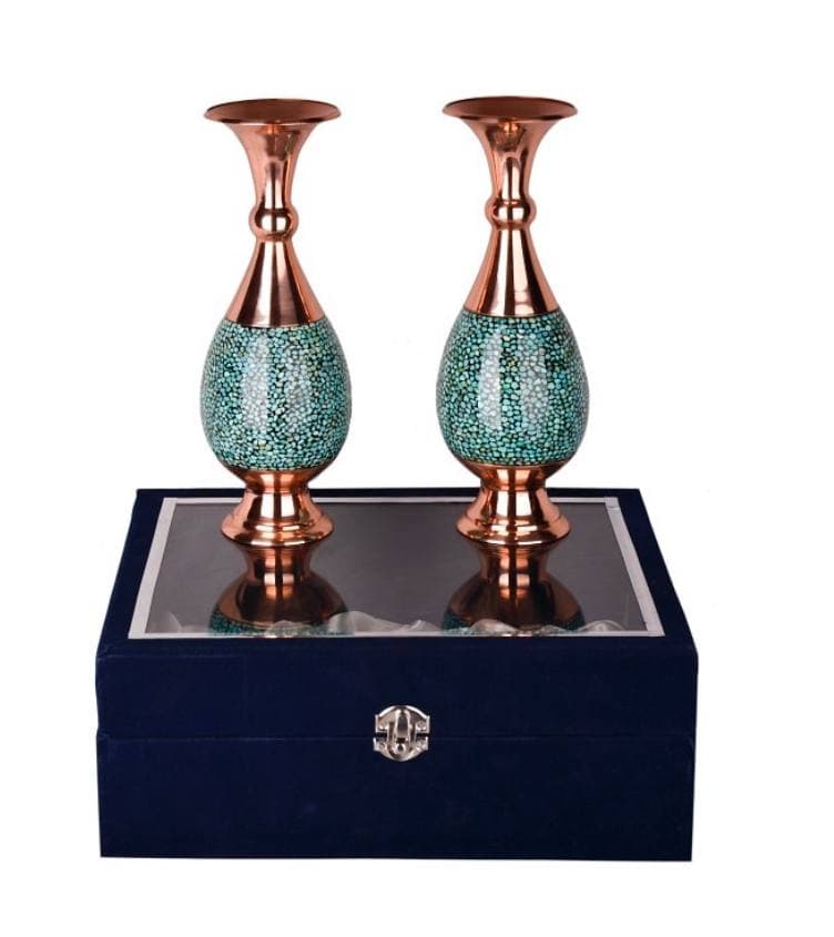 ست گلدان صراحی 25cm همراه جعبه جیر