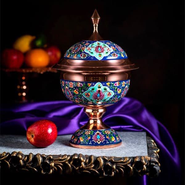 شکلات خوری لاله مس و پرداز ارتفاع ۳۰cm