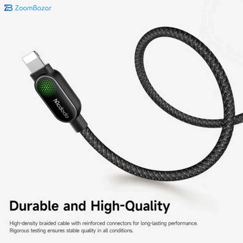 کابل شارژ سریع USB به لایتنینگ مک دودو مدل CA-4510 طول 1.2متر — تصویر ۱۰