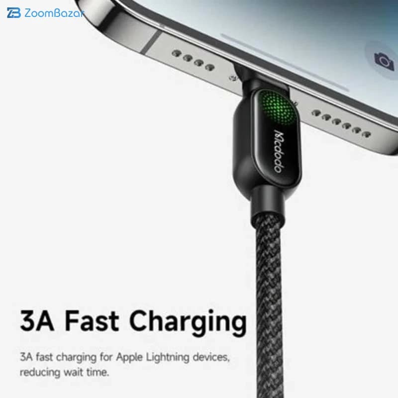 کابل شارژ سریع USB به لایتنینگ مک دودو مدل CA-4510 طول 1.2متر — تصویر ۷
