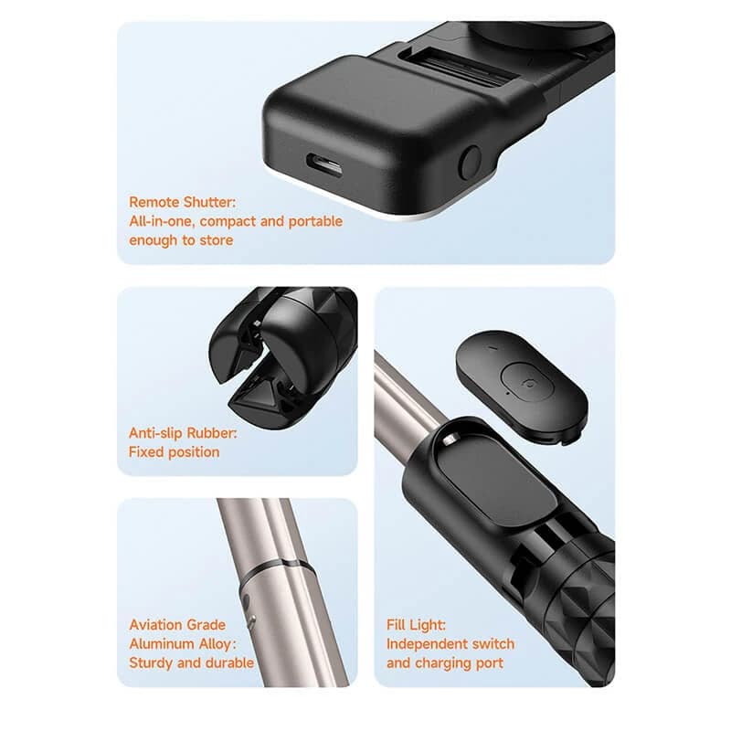 سه پایه نگهدارنده گوشی موبایل مک دودو مدل SS-1781 — تصویر ۱۱