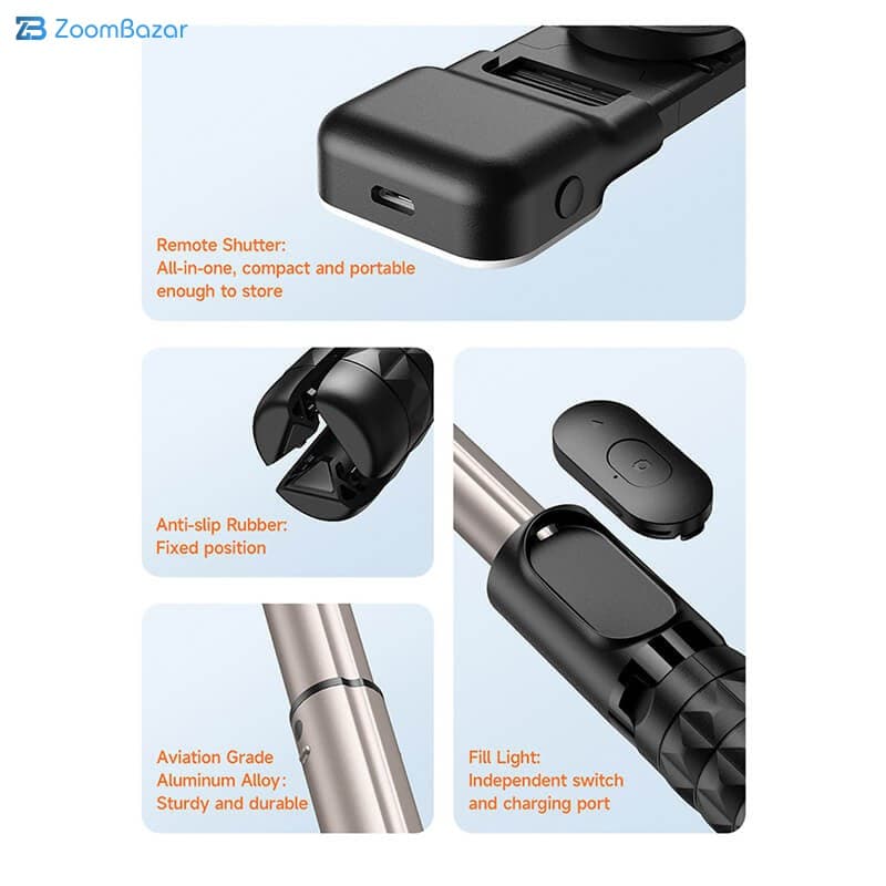 سه پایه نگهدارنده گوشی موبایل مک دودو مدل SS-1781 — تصویر ۷