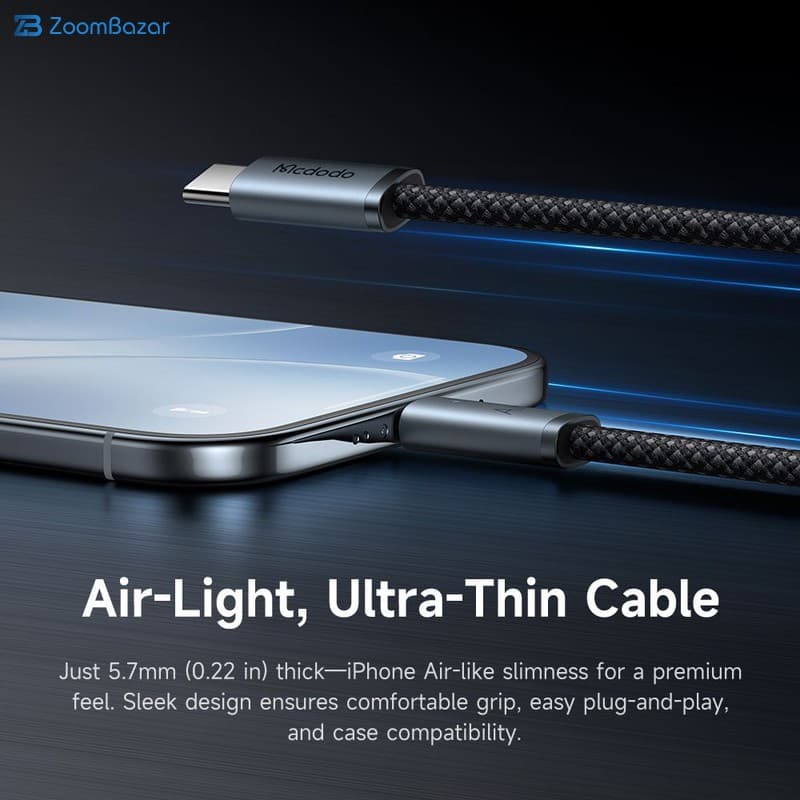 کابل تبدیل USB-C مک دودو مدل CA-708 طول 1.2 متر — تصویر ۹