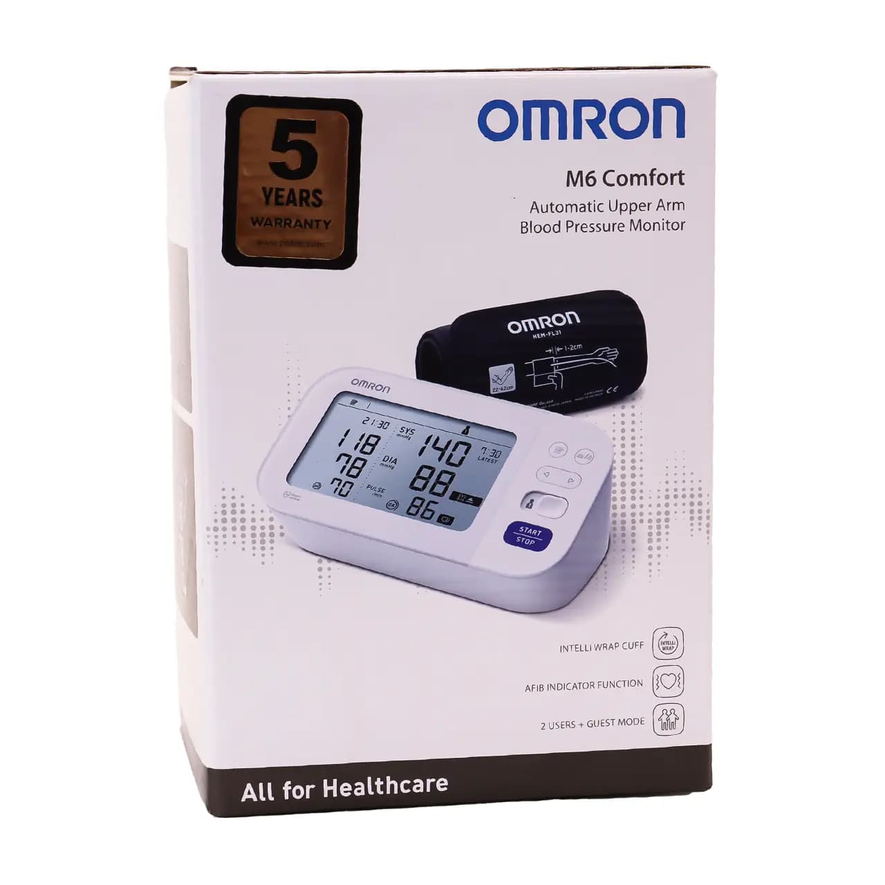 فشارسنج دیجیتال بازویی امرن مدل M6 Comfort — تصویر ۲