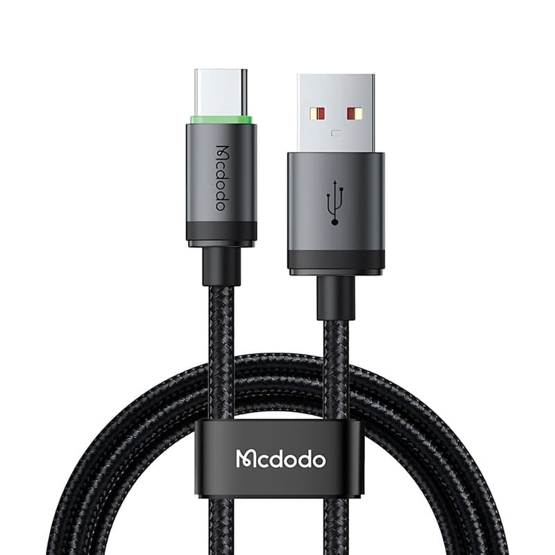 کابل تبدیل USB به USB-C مک دودو مدل MCCA396 LED Version طول 1 متر
