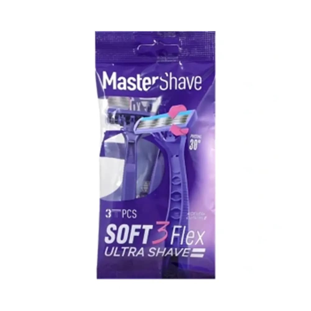 خودتراش سه لبه مستر شیو مدل Soft 3 Flex بسته 3 عددی — تصویر ۹
