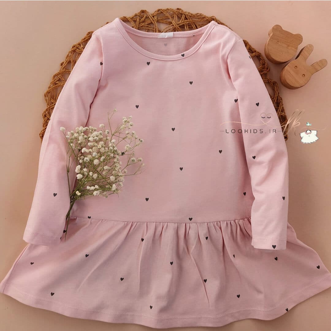 پیراهن دامنی طرح قلب از برند h&m – کد LK1111 — تصویر ۱۰