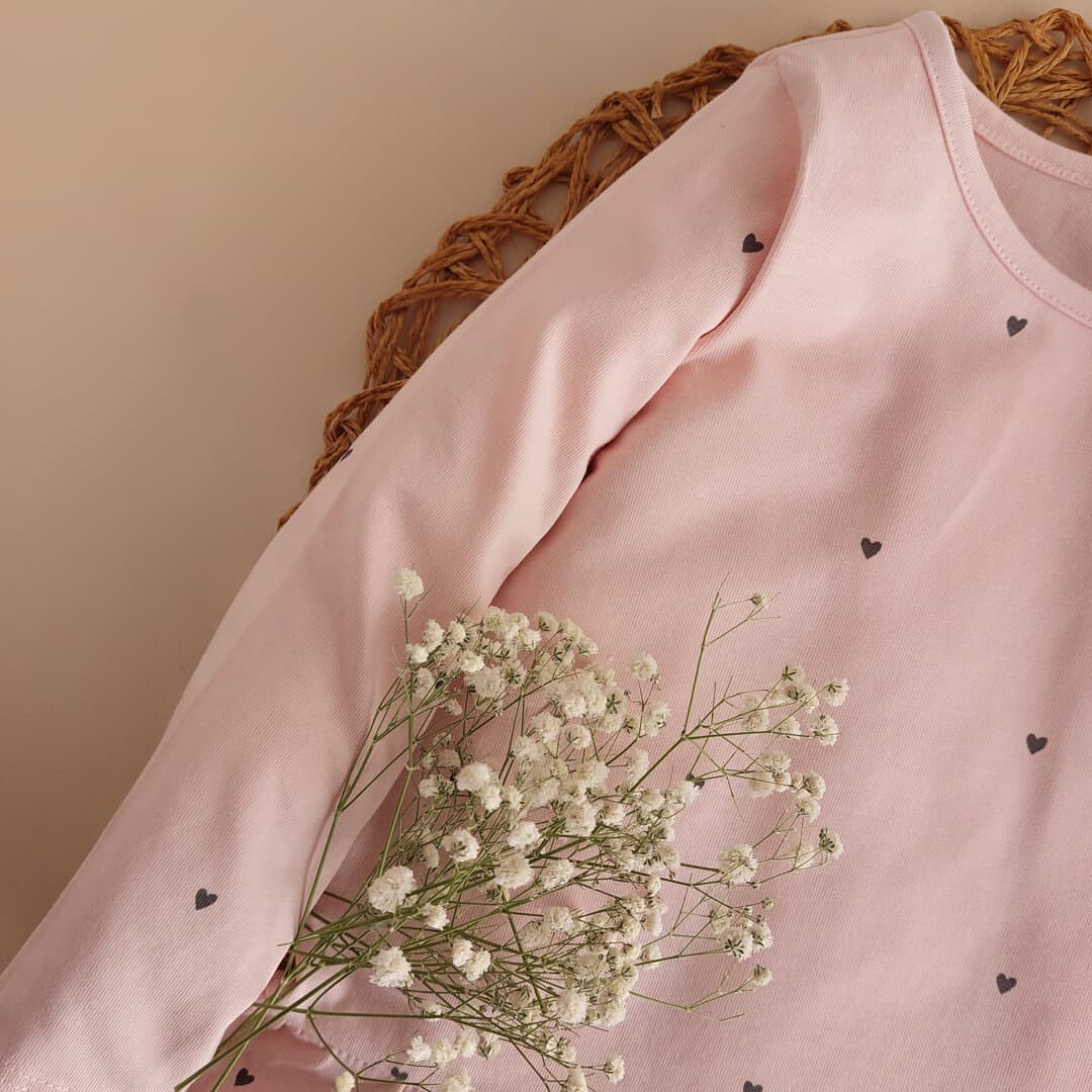 پیراهن دامنی طرح قلب از برند h&m – کد LK1111 — تصویر ۸