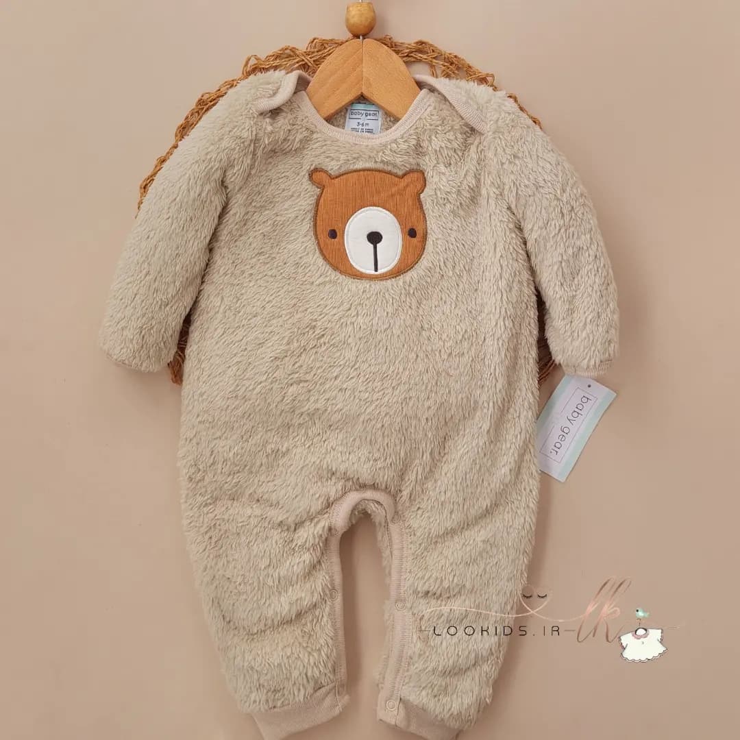 سرهمی تدی از برند baby gear – کد LK1078 — تصویر ۲