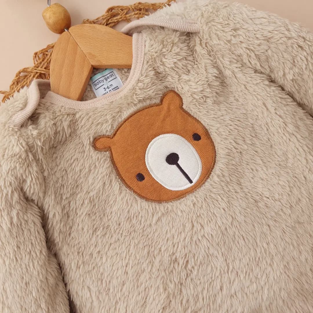 سرهمی تدی از برند baby gear – کد LK1078 — تصویر ۴