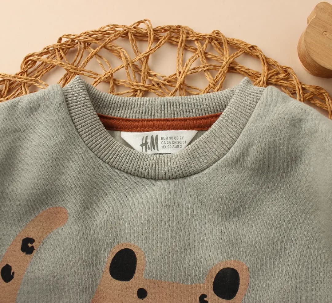 ست بلوز شلوار طرح پلنگ از برند h&m – کد LK1075 — تصویر ۱۱