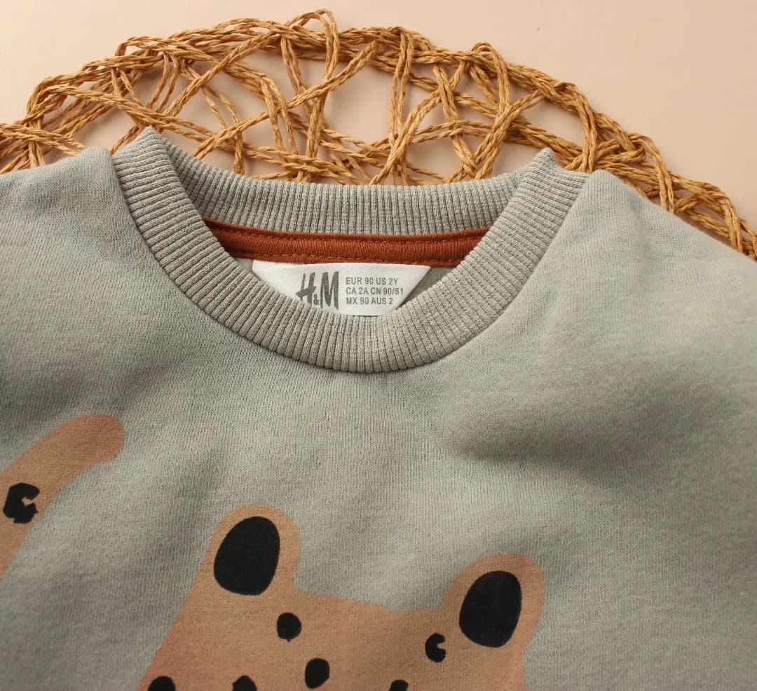 ست بلوز شلوار طرح پلنگ از برند h&m – کد LK1075 — تصویر ۸