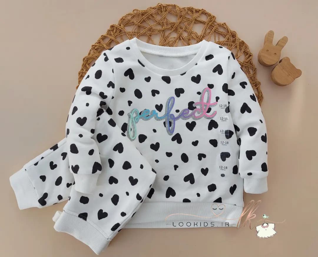 ست بلوز شلوار قلبی از برند zara – کد LK1072 — تصویر ۱۰