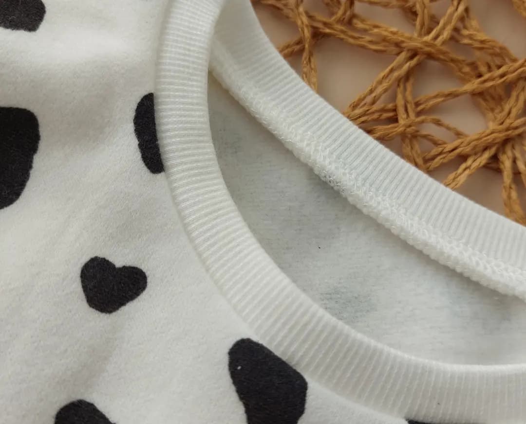 ست بلوز شلوار قلبی از برند zara – کد LK1072 — تصویر ۶