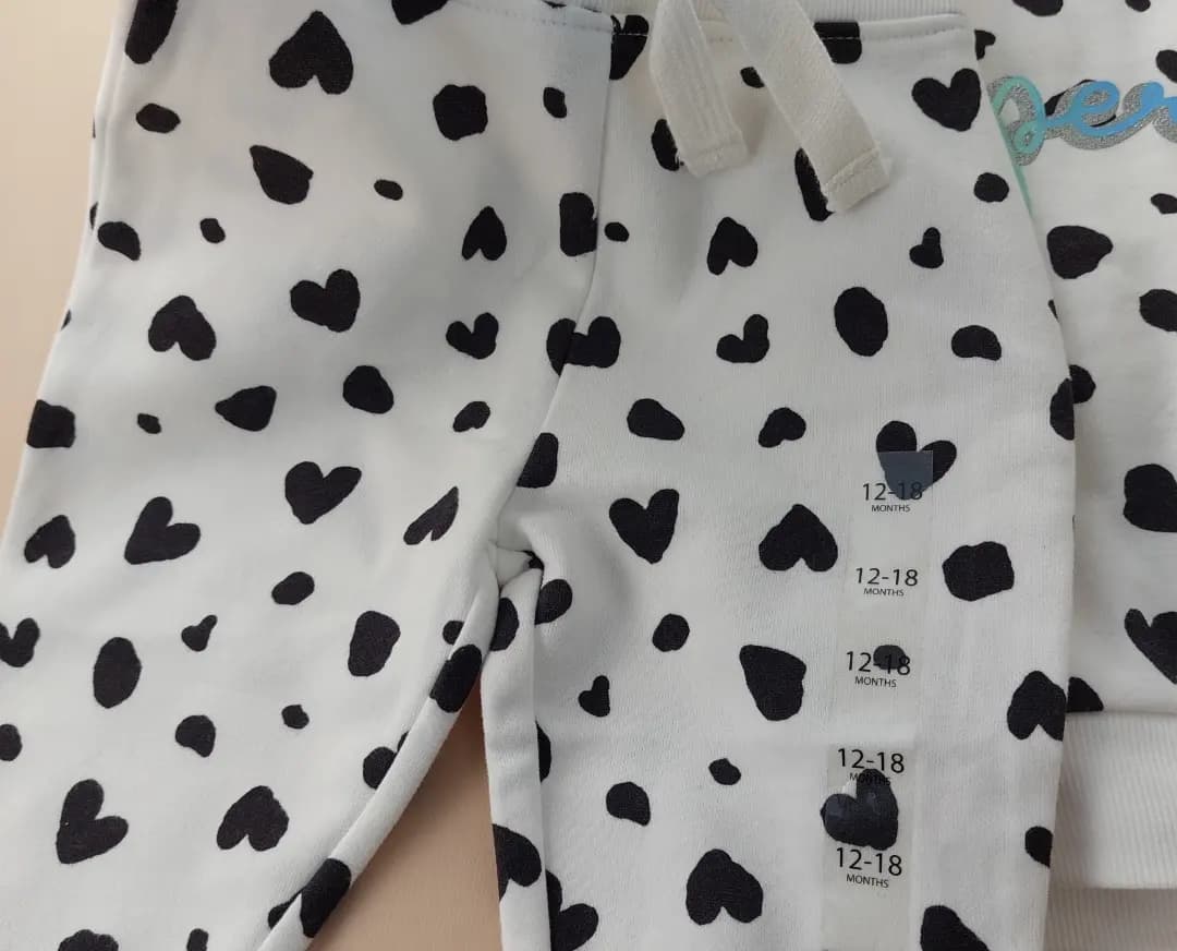ست بلوز شلوار قلبی از برند zara – کد LK1072 — تصویر ۹