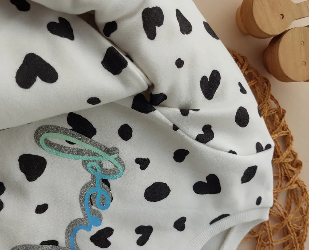 ست بلوز شلوار قلبی از برند zara – کد LK1072 — تصویر ۸
