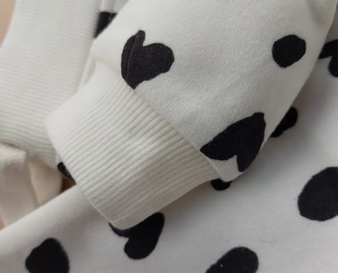 ست بلوز شلوار قلبی از برند zara – کد LK1072 — تصویر ۷