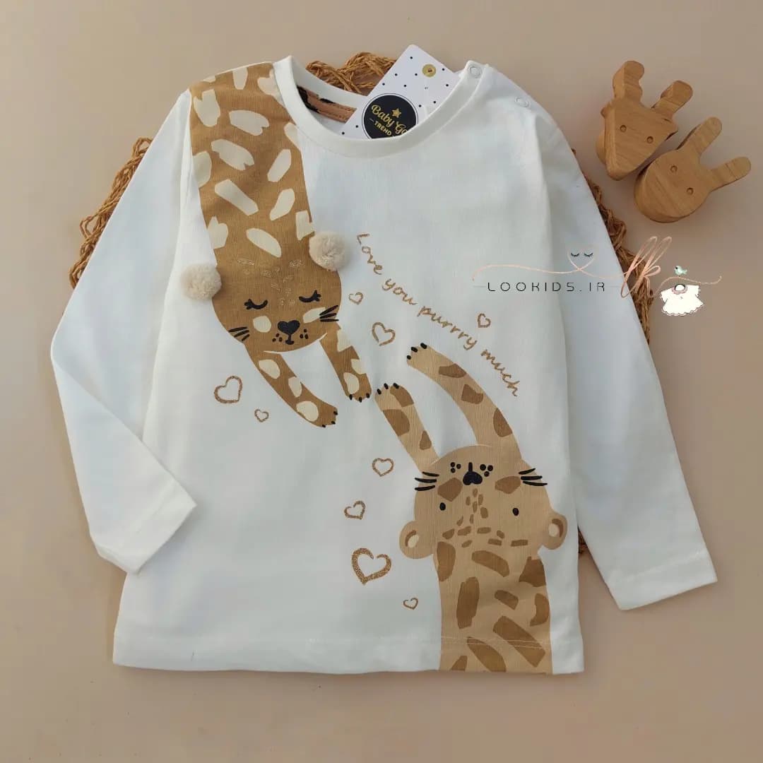 بلوز طرح پلنگی وارداتی – کد LK1069 — تصویر ۹