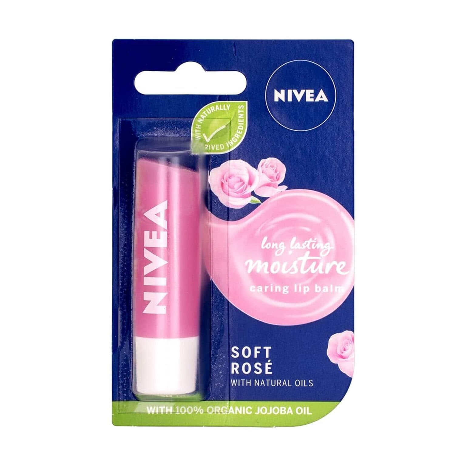 بالم لب رنگ صورتی نیوآ مدل soft rose