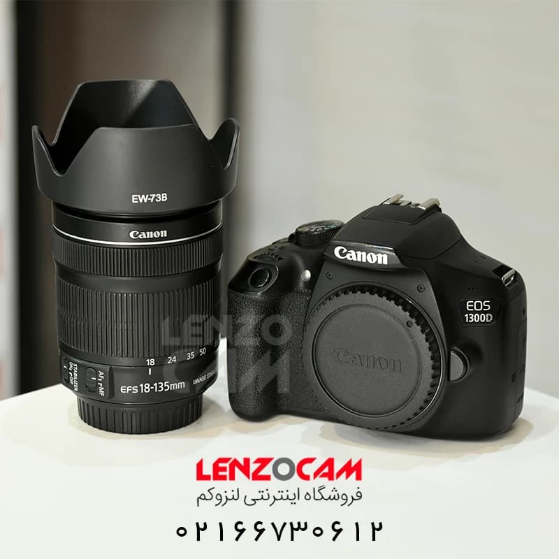 دوربین کانن استوک مدل Canon 1300D با لنز 135-18 — تصویر ۳