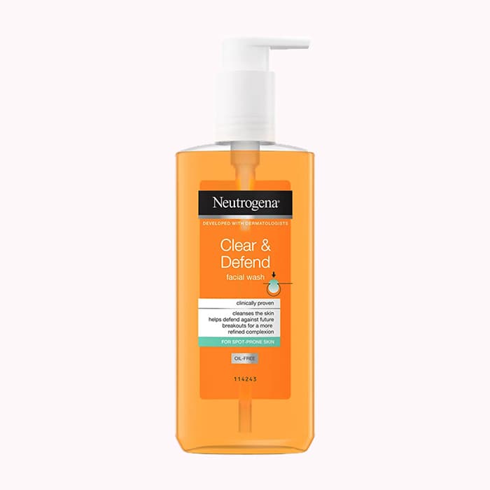 ژل شستشوی ضد جوش نیتروژینا مدل Clear & Defand حجم 200 میل
