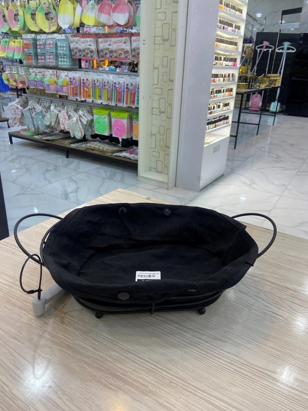 سبد بیضی فلزی پارچه دار 0677-19 — تصویر ۵