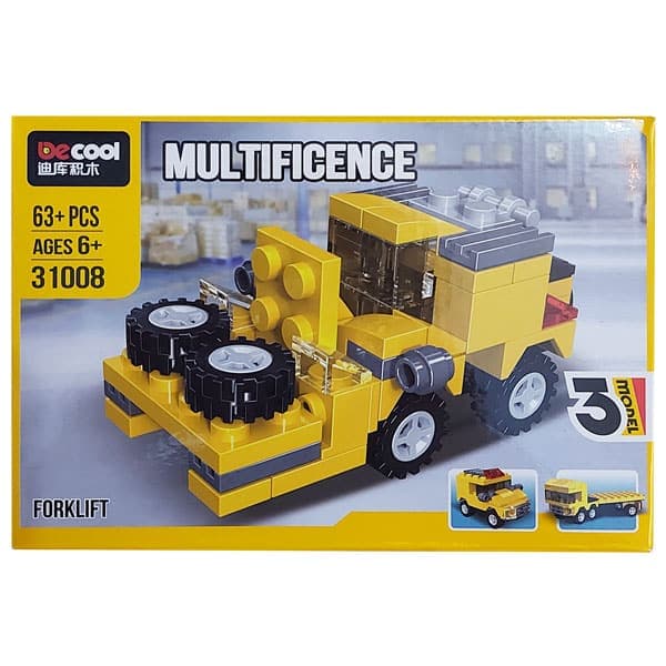 ساختنی دکول مدل Forklift کد ۳۱۰۰۸ از سری Multificence