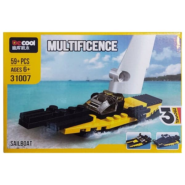 ساختنی دکول مدل Sailboat کد ۳۱۰۰۷ از سری Multificence